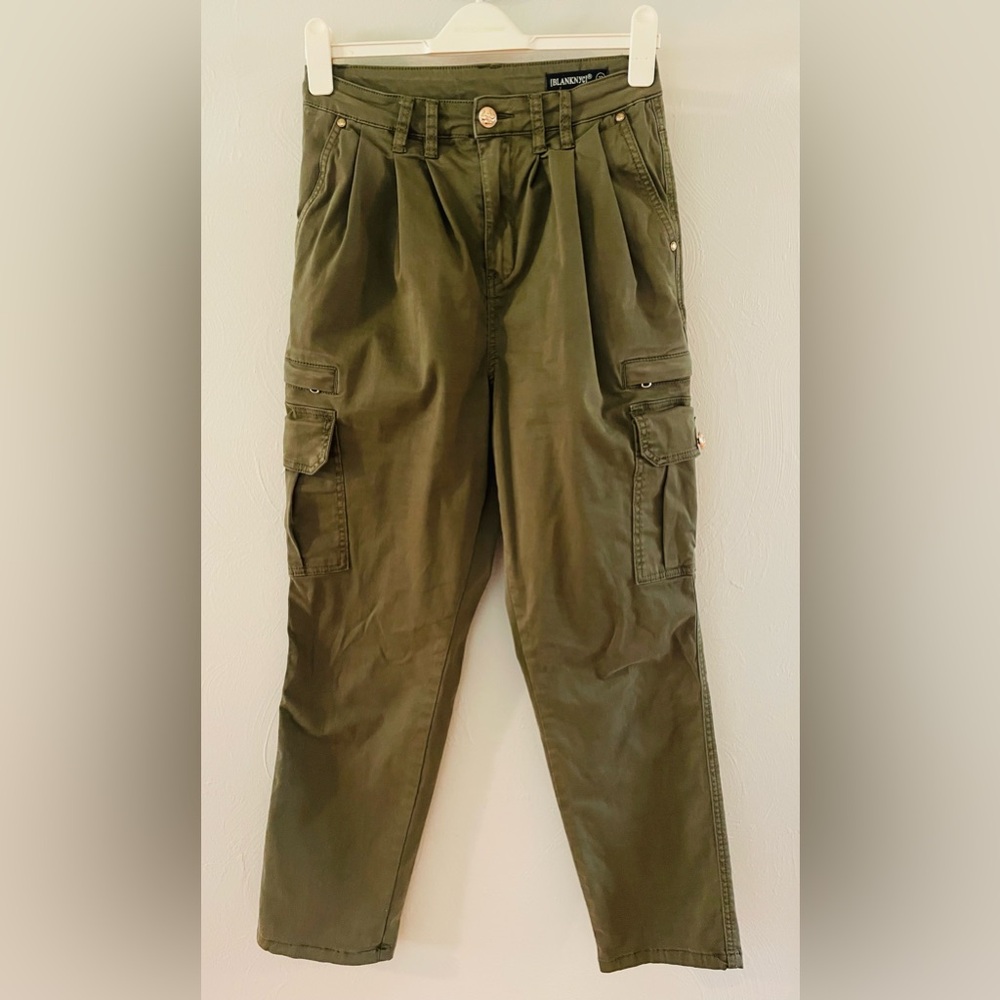 BlankNYC Olive Green Cargo Pants